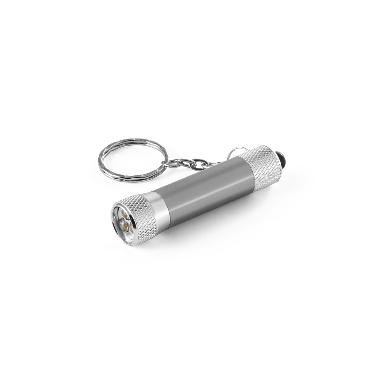 LERGAN. Aluminiowy brelok z latarką 3 LED 93141_set