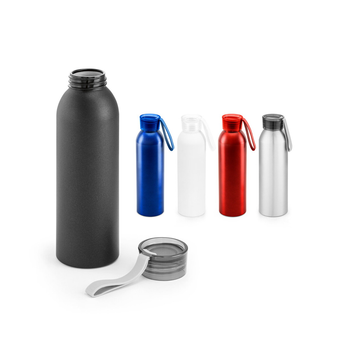 RIO. Aluminiowa butelka z zakrętką PP 660 ml 94059_set