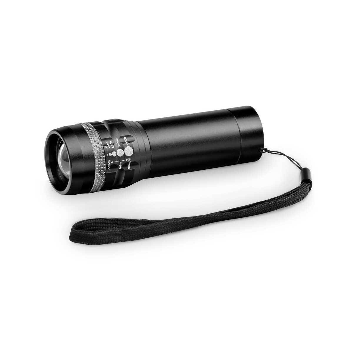 ZOOMIN. Aluminiowa latarka z funkcją zoomu z 3 trybami świecenia 94758_set